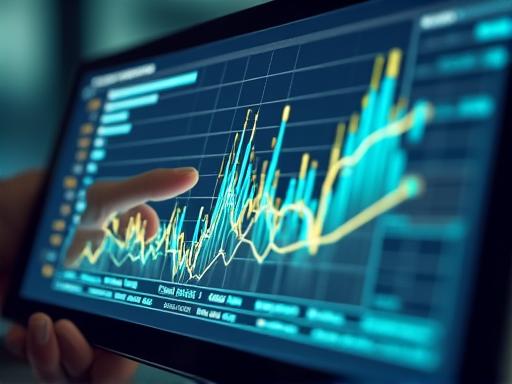 시장 분석 데이터가 표시된 그래프